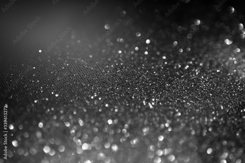 Black and white bokeh circles as a design element. Black and white bokeh circles as a design element.