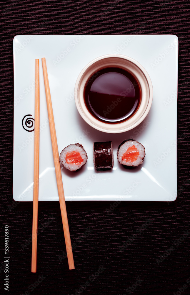 Hosomaki, sushi, Japanese atmosphere collection Hosomaki, sushi, Japanese atmosphere collection