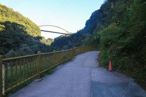 鹿児島県南大隅町　雄川の滝下流展望台への遊歩道 photo