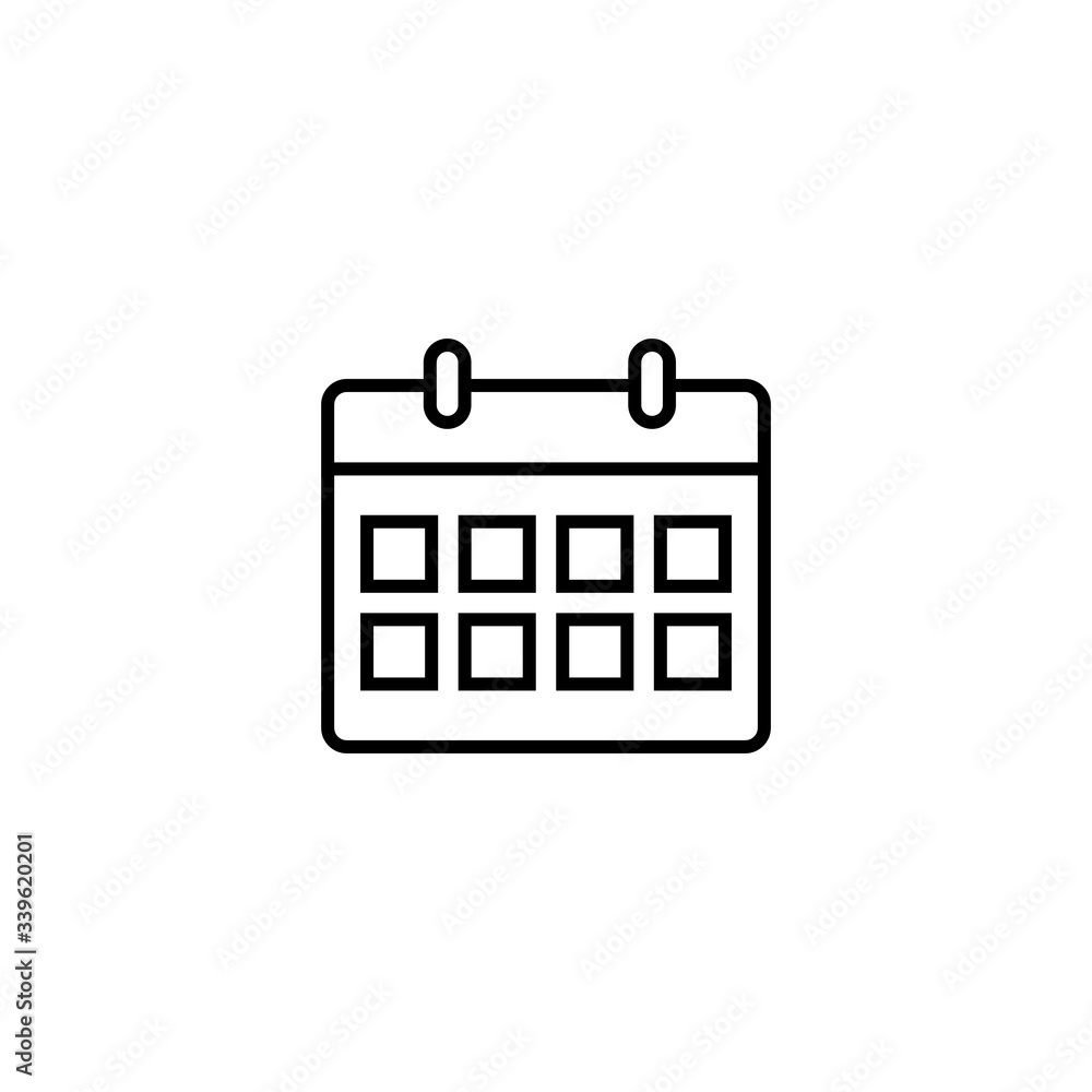 Calendar icon, Calendar sign and symbol vector design Calendar icon, Calendar sign and symbol vector design