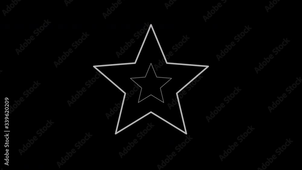 Star Shape Background Loop Star Shape Background Loop