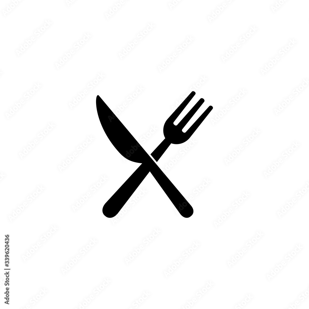 Fork and knife icon, Restaurant sign and symbol vector design
Fork and knife icon, Restaurant sign and symbol vector design