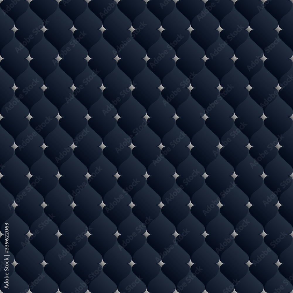 Fototapeta premium Dark blue seamless pattern