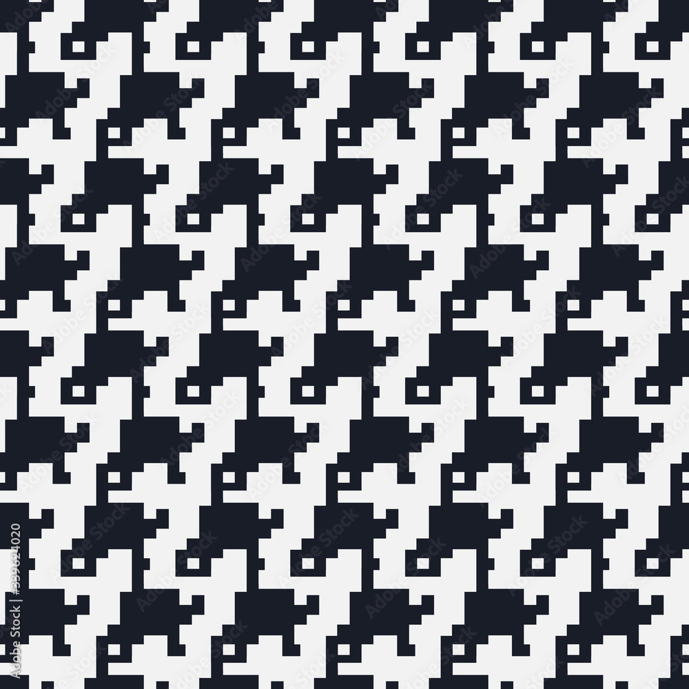 Hound tooth style vector seamless pattern Hound tooth style vector seamless pattern