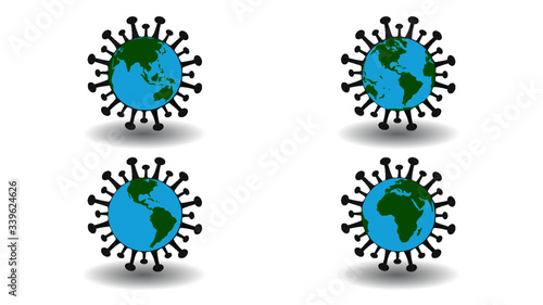 caronavirus covid 19 earth