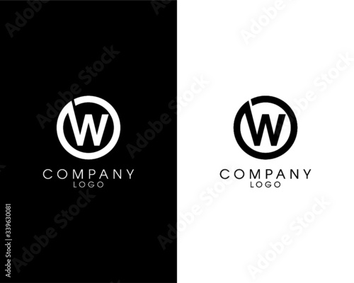 Letter ow, wo initial logotype company name design. vector logo design for business and company identity