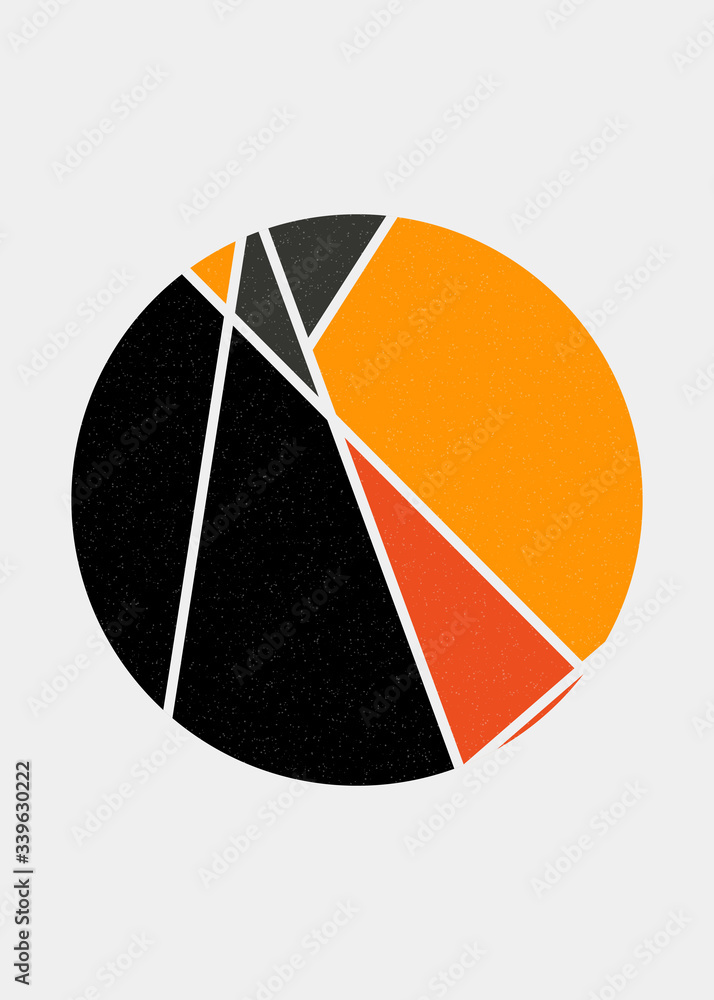 Mondrian style art colorful logo design illustration Mondrian style art colorful logo design illustration