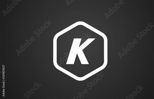 K black and white alphabet letter logo icon design with rhombus for business and company Free Download K black and white alphabet letter logo icon design with rhombus for business and company - GFXLoad