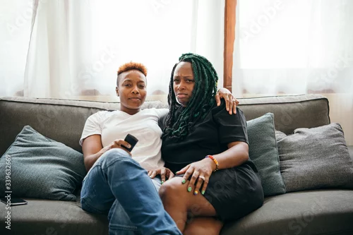 Obraz Lesbian couple love