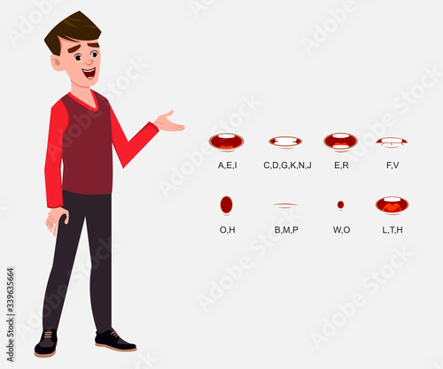 cartoon boy character with different type of facial expressions for your design, motion and animation. character for custom animation. stylized character design for animation.