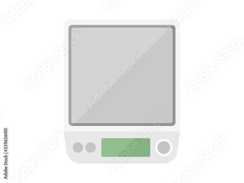 電子天秤のイラスト