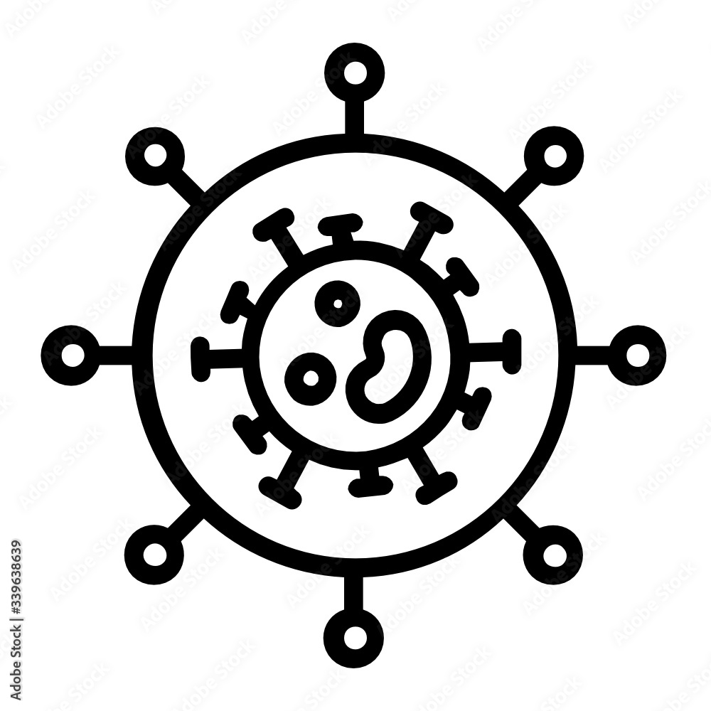 Coronavirus genome structure and replication sequences concept vector Icon design, Clinical Trial of Novel Corona virus on White Background Vector Icon Coronavirus genome structure and replication sequences concept vector Icon design, Clinical Trial of Novel Corona virus on White Background Vector Icon