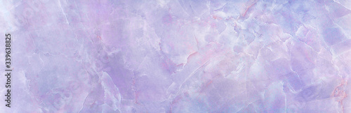 Background and texture of purple marble. Panorama. Banner.	