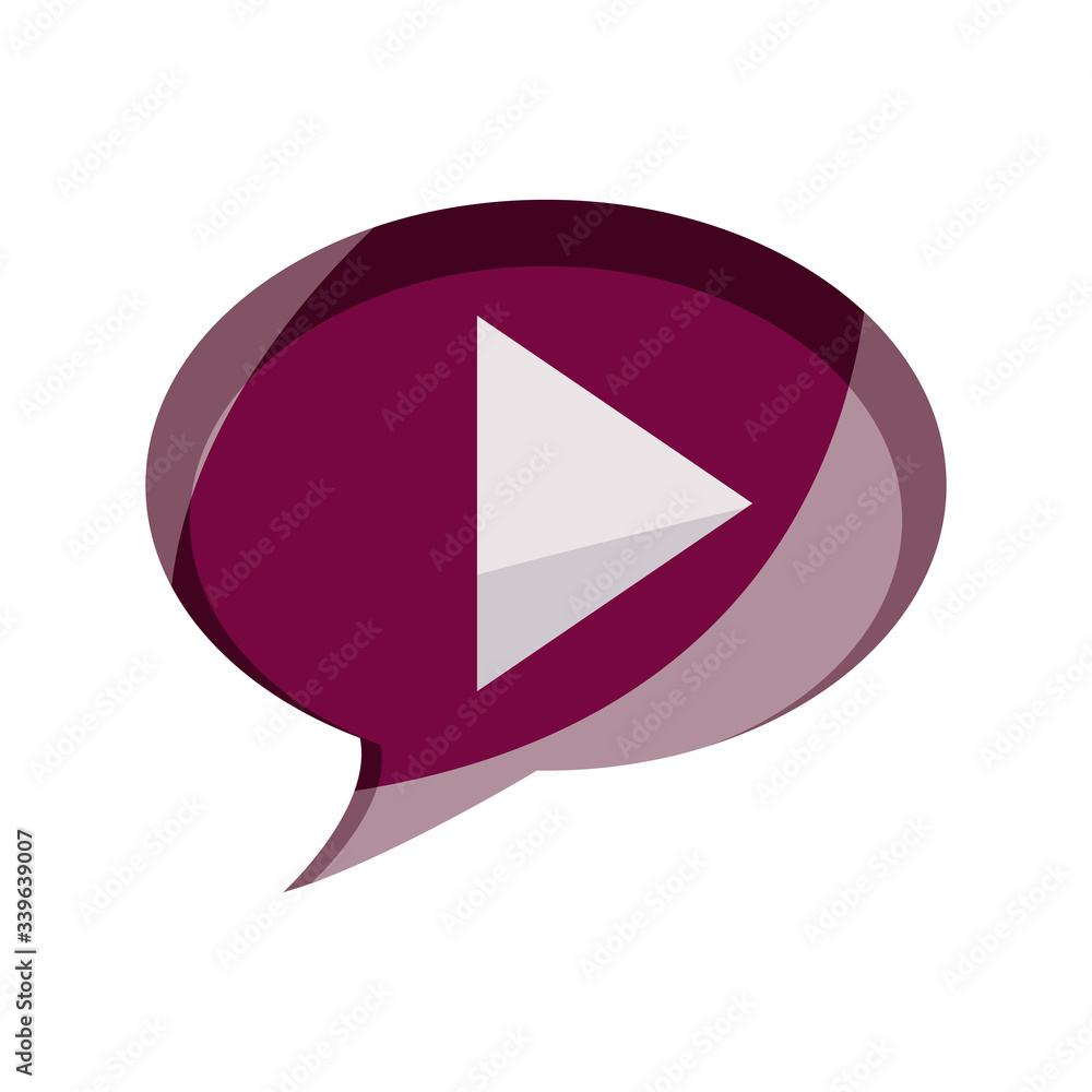 online activities, video player button digital flat style icon online activities, video player button digital flat style icon