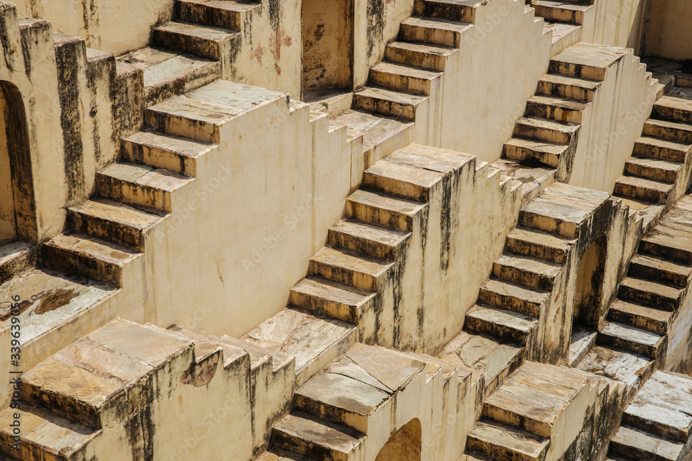 Panna Meena Ka Kund step well in India Panna Meena Ka Kund step well in India