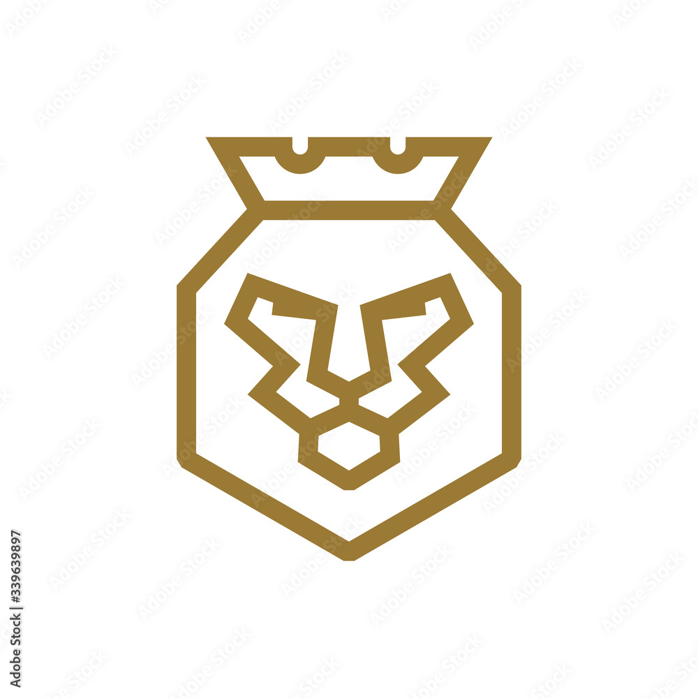 vector illustration of a hexagon and vector illustration of a hexagon and