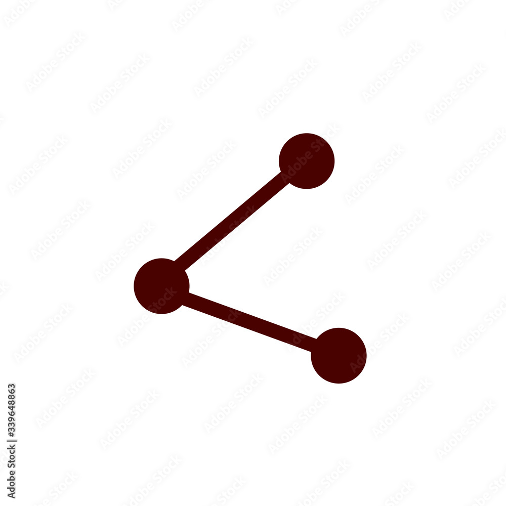 Global networking icon. Social connections on white background. Global networking icon. Social connections on white background.