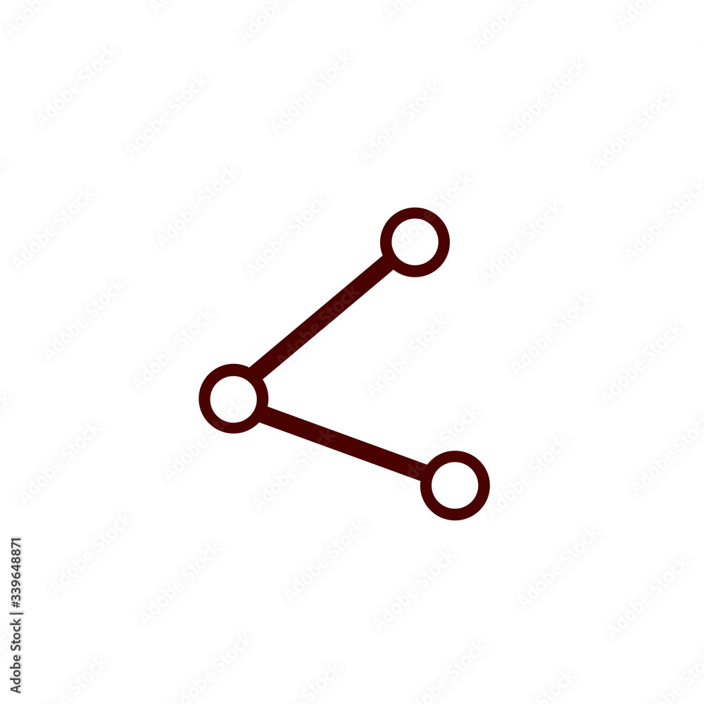 Global networking icon. Social connections on white background. Global networking icon. Social connections on white background.