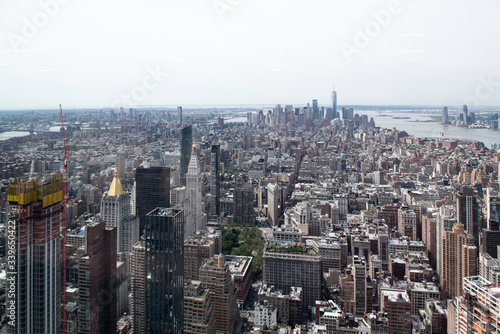 aerial view of manhattan new york © Irina