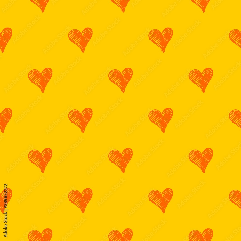 Heart shaped Seamless pattern for valentine's day, mother's day celebrations. Love related items. Home decoration printable. Design element, invitation, celebration related printable card 