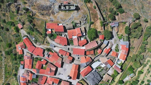 Castelo Mendo village, Almeida, Greater Coa Valley, Western Iberia, Rewilding Portugal, Rewilding Europe, Portugal, Europe photo