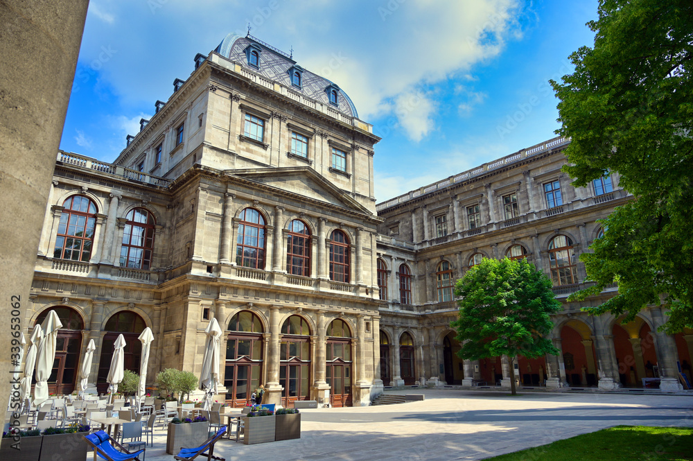Vienna, Austria - May 19, 2019 - The University of Vienna is a public university located in Vienna, Austria.