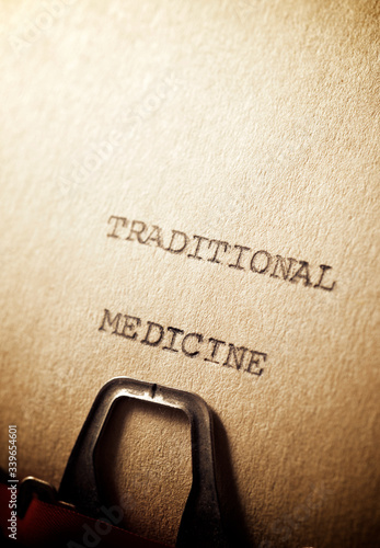 Traditional medicine concept