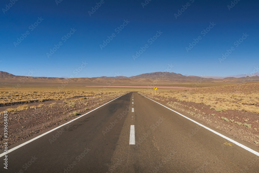 Road to Rainbow Valley. San Pedro de Atacama, Antofagasta - Chile. Desert. Andes.