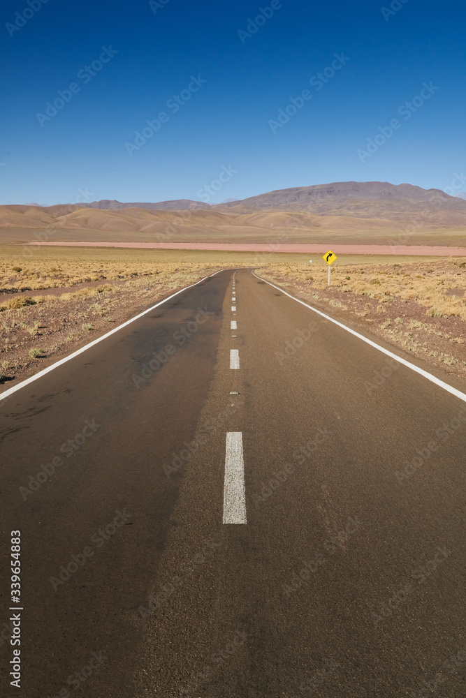 Road to Rainbow Valley. San Pedro de Atacama, Antofagasta - Chile. Desert. Andes.