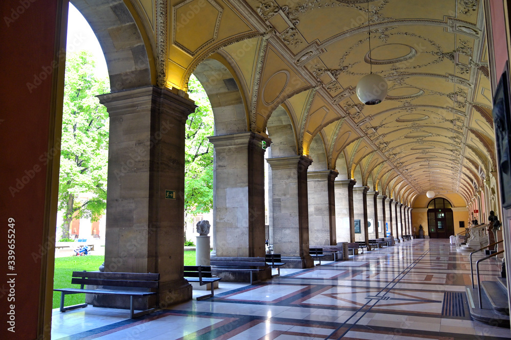 Vienna, Austria - May 19, 2019 - The University of Vienna is a public university located in Vienna, Austria.
