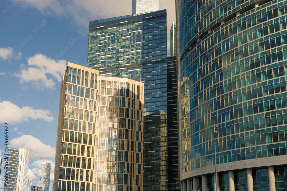 Buildings of Moscow business center