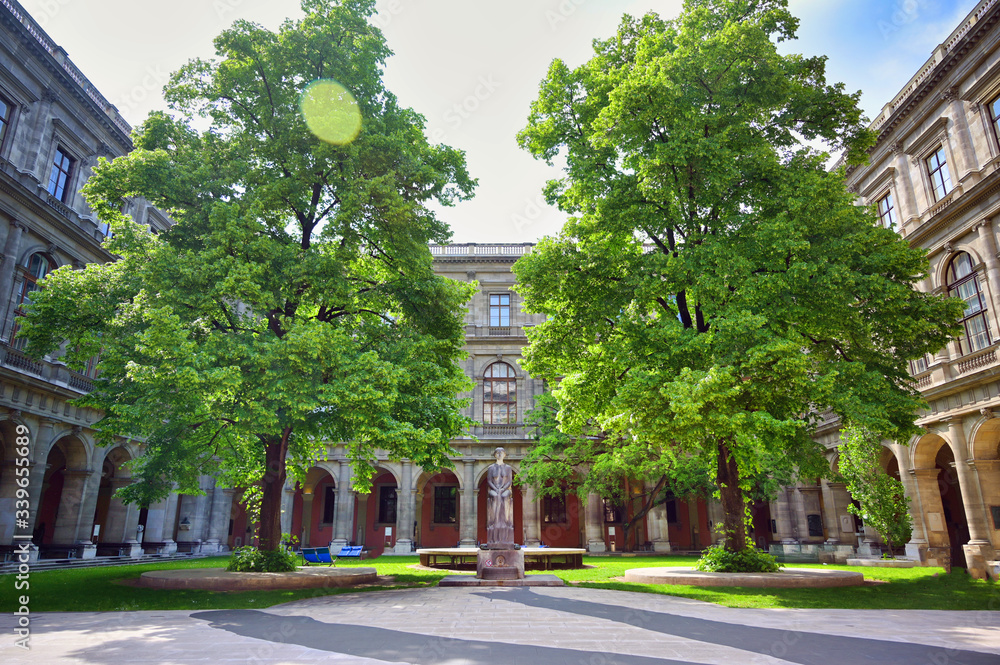 Vienna, Austria - May 19, 2019 - The University of Vienna is a public university located in Vienna, Austria.