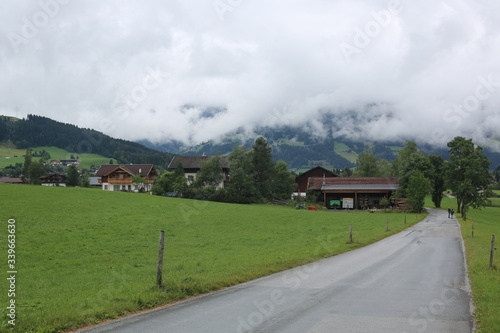 Road in Flachau Village in Austria  © Mishal