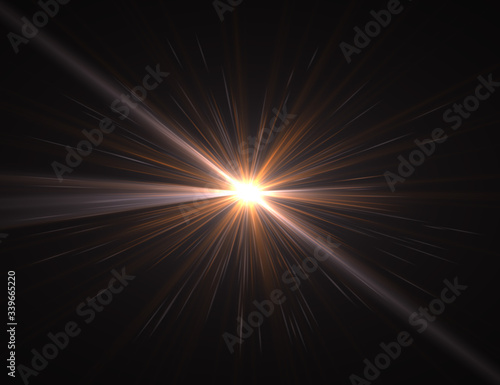 Modern lens flare red background streak rays (super high resolution) 