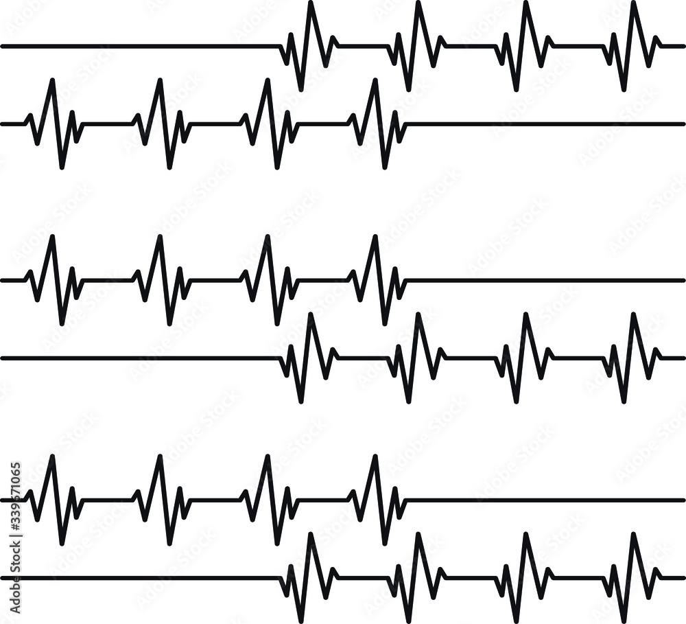 Cardiology line, vector, background illustration 