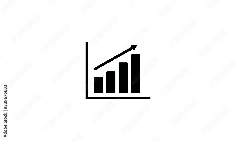 Graph icon ,Analytics Graphic Icon Black and White Vector Design Graph icon ,Analytics Graphic Icon Black and White Vector Design
