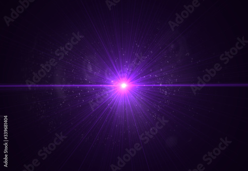 Fototapeta Naklejka Na Ścianę i Meble -  Modern lens flare red background streak rays (super high resolution)	