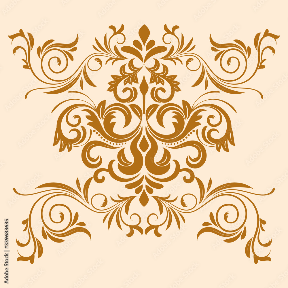 abstract floral design