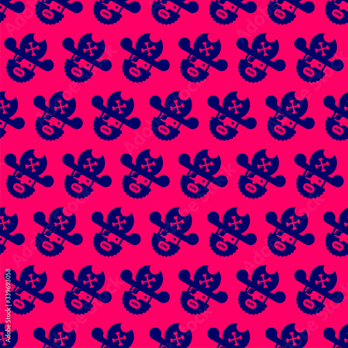Cartoon pirate pattern seamless. filibuster background. Baby fabric texture. vector ornament