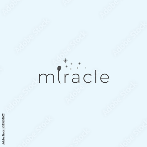 miracle logotype logo design template