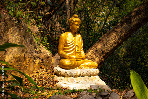 A beautiful view of buddhist temple at Chiang Rai  Thailand.