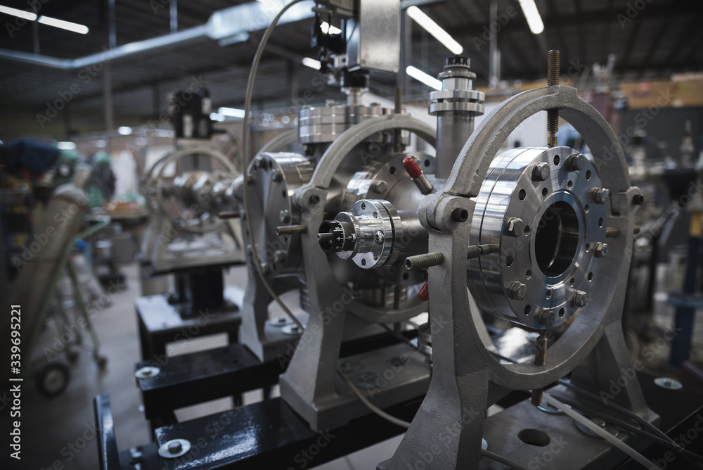 Fototapeta premium Accelerator Beam Line is constructed for neutron experiments