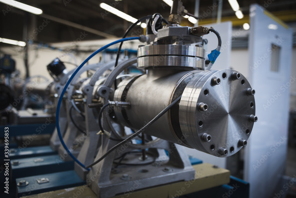 Particle Accelerator Beamline for Research in Scientific Laboratory Particle Accelerator Beamline for Research in Scientific Laboratory