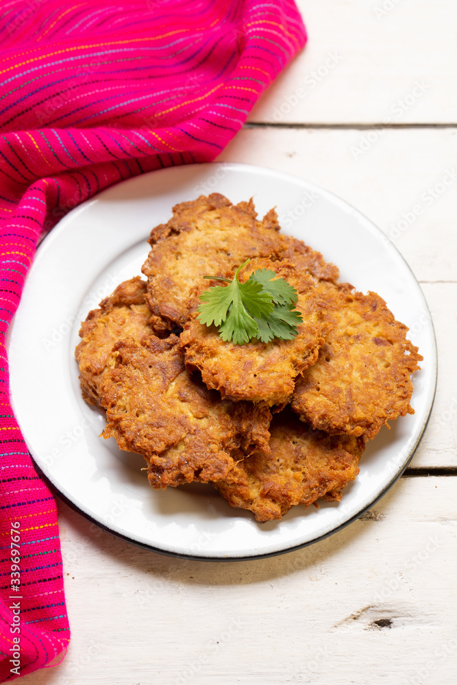Mexican tuna patties also called Mexican tuna patties also called