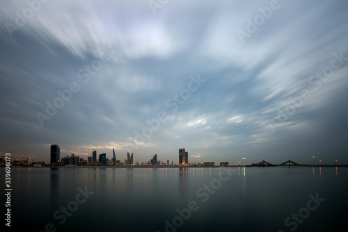 Bahrain skyline after sunset © Dr Ajay Kumar Singh