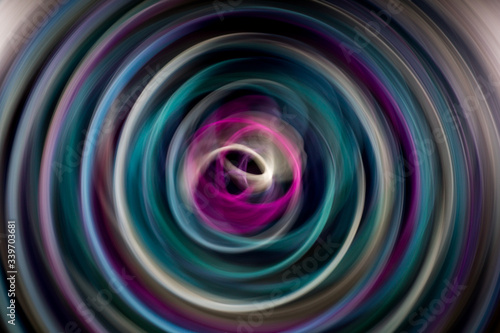 multi-colored plasticine blur blur in motion at long exposure