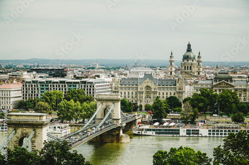 Panorama of Budapest at morning
