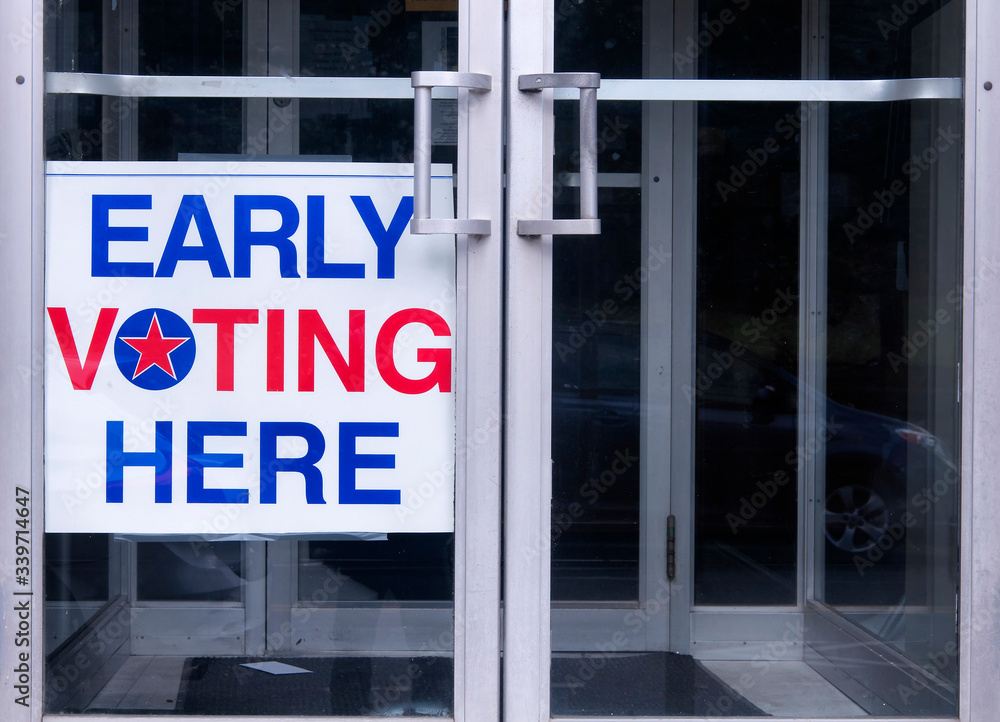 Early voting here sign America