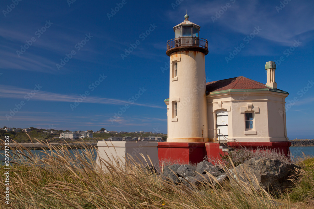 Coquille River Lighthouse in Bandon, Oregon