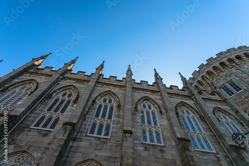 Photography A wide angle view of the walls of the historic Chapel Royal Dublin